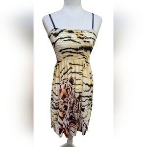 SIROU TIGER PRINT SUNDRESS - SIZE XL